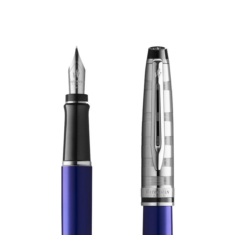 Pióro wieczne Waterman Expert Deluxe Granatowe CT [2093654] w przekroju